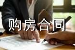 正式購房合同書范本