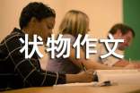 有關(guān)描寫狀物作文集合6篇